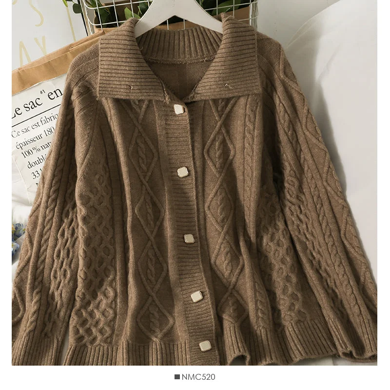 Sweater women's loose and thin high neck long sleeve lattice 1846 Solid Color Striped Floral Print Sweater women's loose and thin high neck long sleeve lattice 1846 Solid Color Striped Floral Print