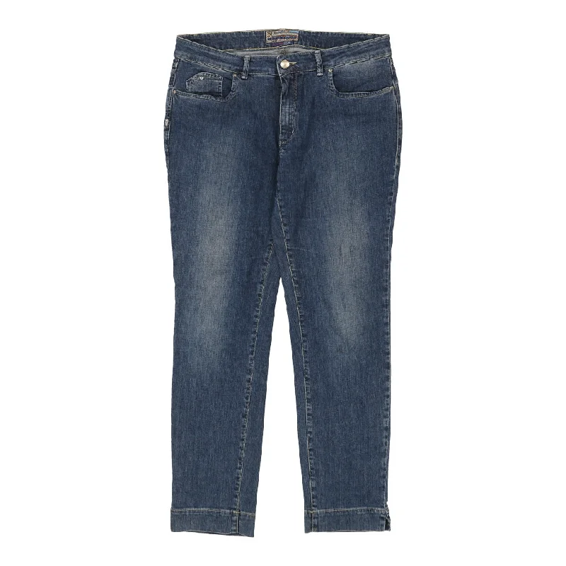 Trussardi Jeans Jeans - 36W UK 14 Blue Cotton Fashionable Slim Fit Jeans