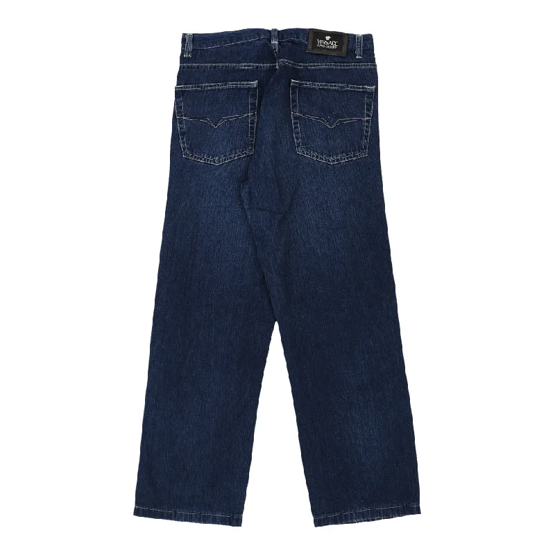 Versace Jeans Couture Jeans - 31W UK 12 Blue Cotton Classic Button Fly Jeans