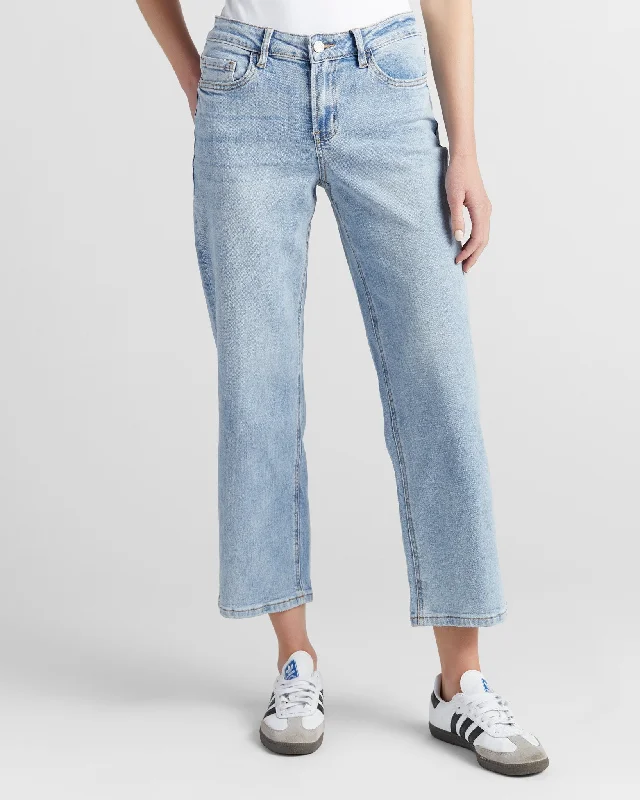 Mid Rise Dad Jeans Stylish Plus Size Denim Jeans