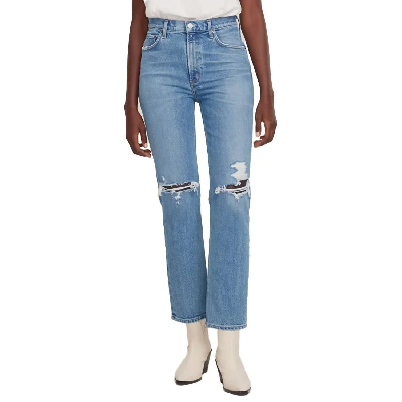 Wilder Straight Jean In Whiplash Casual Distressed Denim Jeans