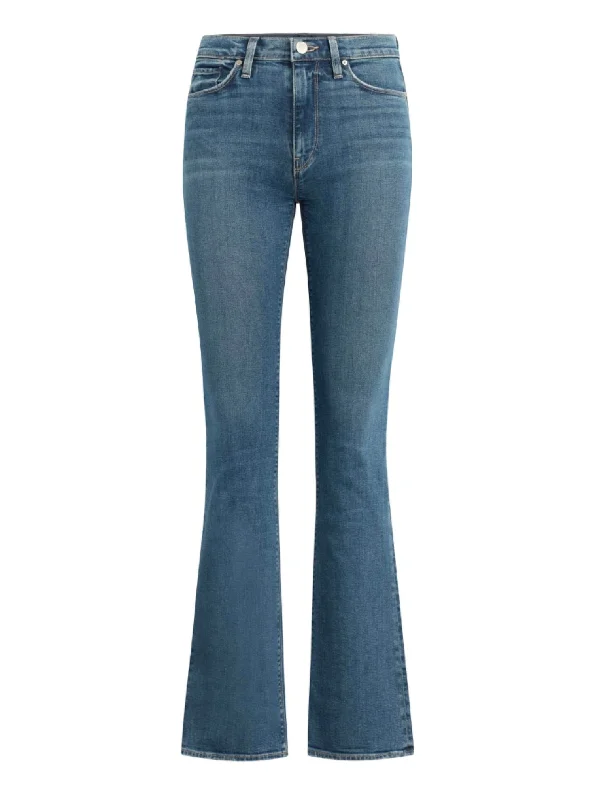 Women's Barbara Bootcut Jeans In Blue Trendy Classic Fit Jeans