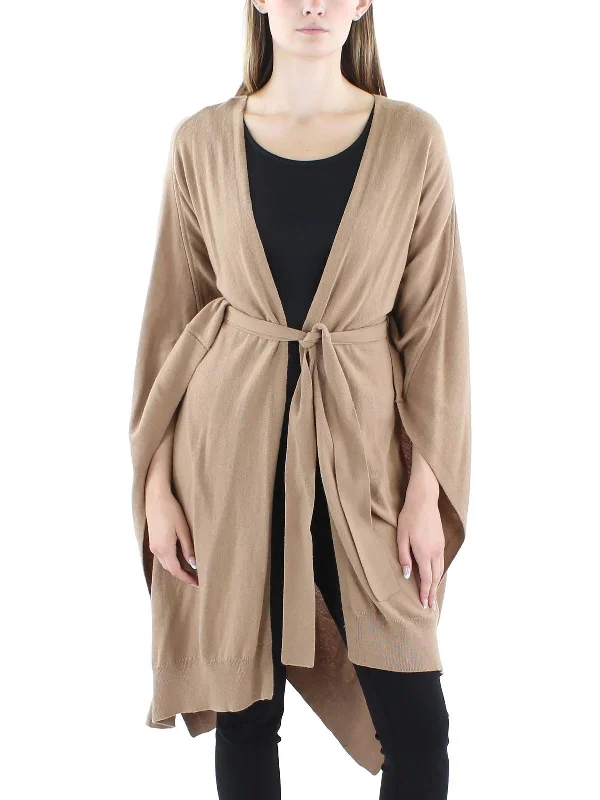Womens Cashmere Blend Cape Wrap Sweater Boxy Sweater Fitted Sweater A-Line