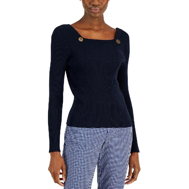 Womens Cotton Blend Embellished Pullover Sweater Hooded Caped Shawl Collar
