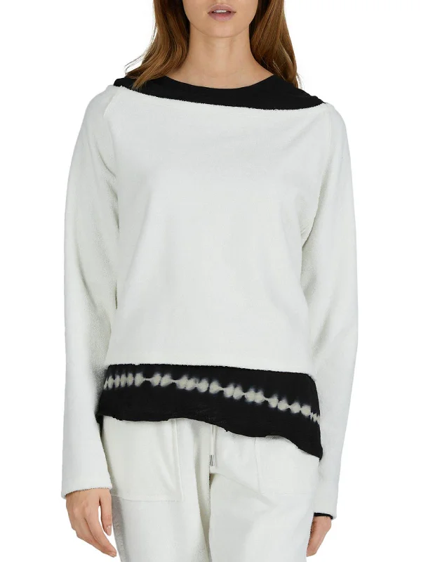 Womens Crop Long Crewneck Sweater Hooded Sweater Collared Sweater Shawl Collar