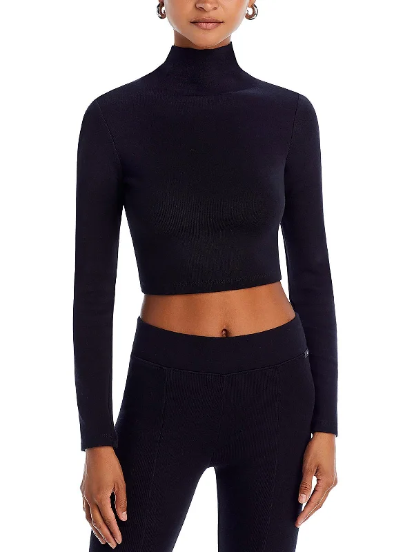 Womens Ribbed Knit Turtleneck Sweater Satin Fabric Silk Fabric Chiffon Fabric