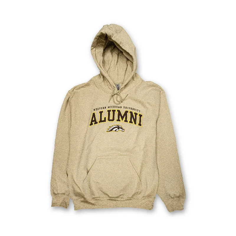 Alumni Glowing Bronco Hoodie Hoodie with Puffed Sleeves Voluminous Trendy