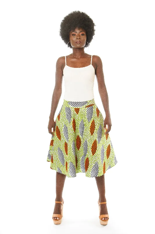 A-Line Midi Skirt corduroy skirt cozy