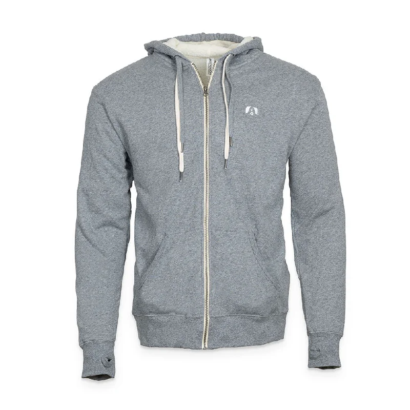 Airstream Trailer A Heavyweight Sherpa Lined Unisex Zip Up Hoodie Hoodie with Zipper Versatile Modern