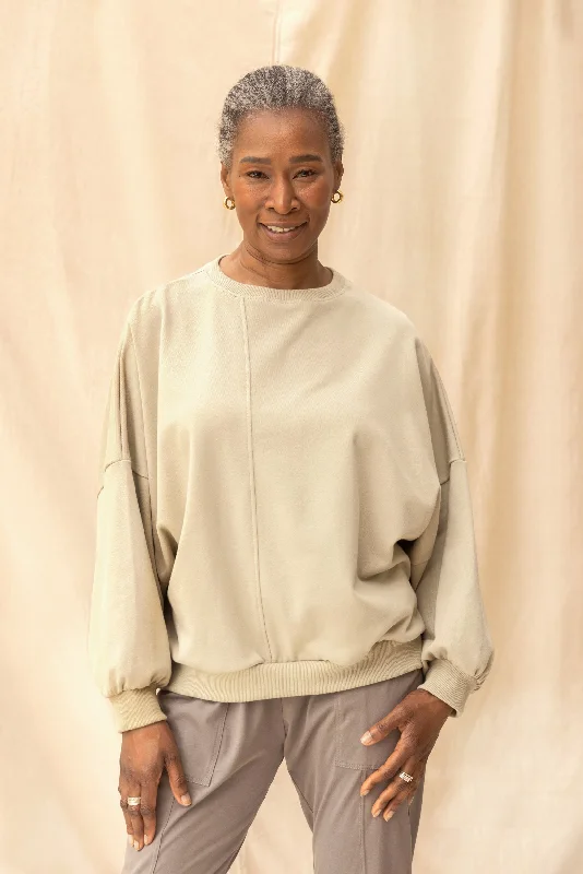 Around Sweatshirt | Laurel Hoodie with Hem Detail Decorative Unique