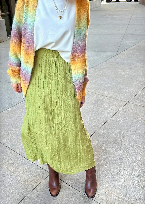 all:row Ayla Textured Maxi Skirt vintage skirt charm