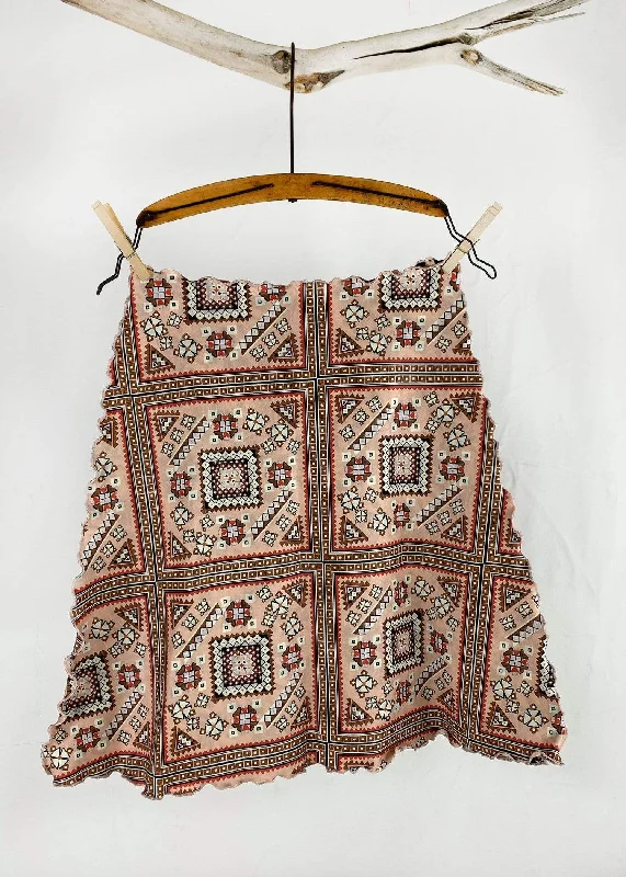 (CLEARANCE) Balanced Rock Switchstacks Reversible Bias Skirt ribbed skirt waist