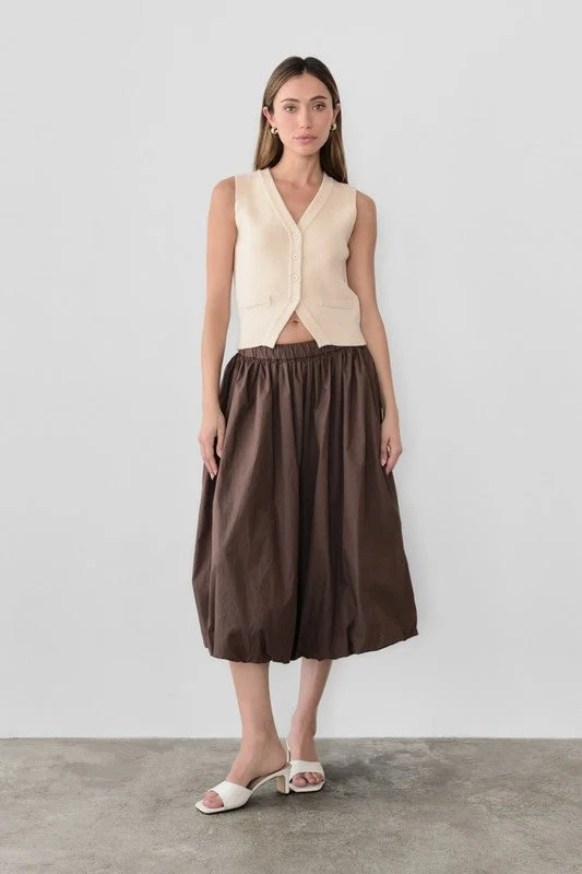 Bella Bubble Skirt silk skirt luxurious