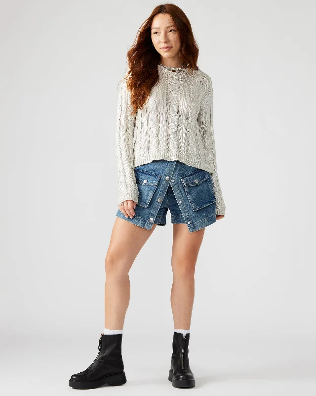 JENNIFER DENIM SKORT tulle skirt dreamy