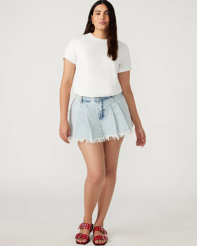 MARLOWE DENIM SKORT corduroy skirt durable