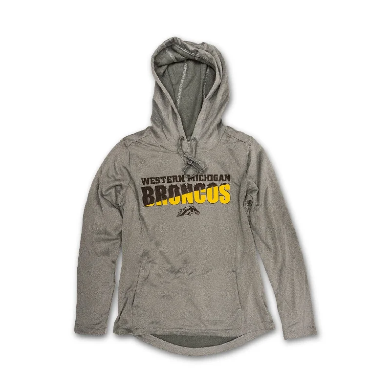 Ladies' Broncos Two-Tone Sport Hoodie Hoodie with Pocket Utility Practical