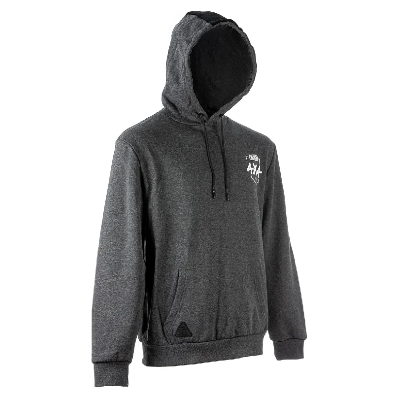 Women's ARB Shield Hoodie - Grey Hoodie with Batwing Sleeves Loose Dramatic