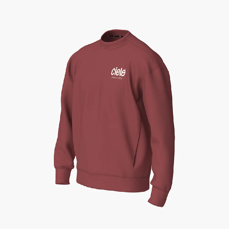 U CRWSweatshirt - Athletics - Brick Hoodie with Elastic Waist Stretchable Comfortable U CRWSweatshirt - Athletics - Brick Hoodie with Elastic Waist Stretchable Comfortable