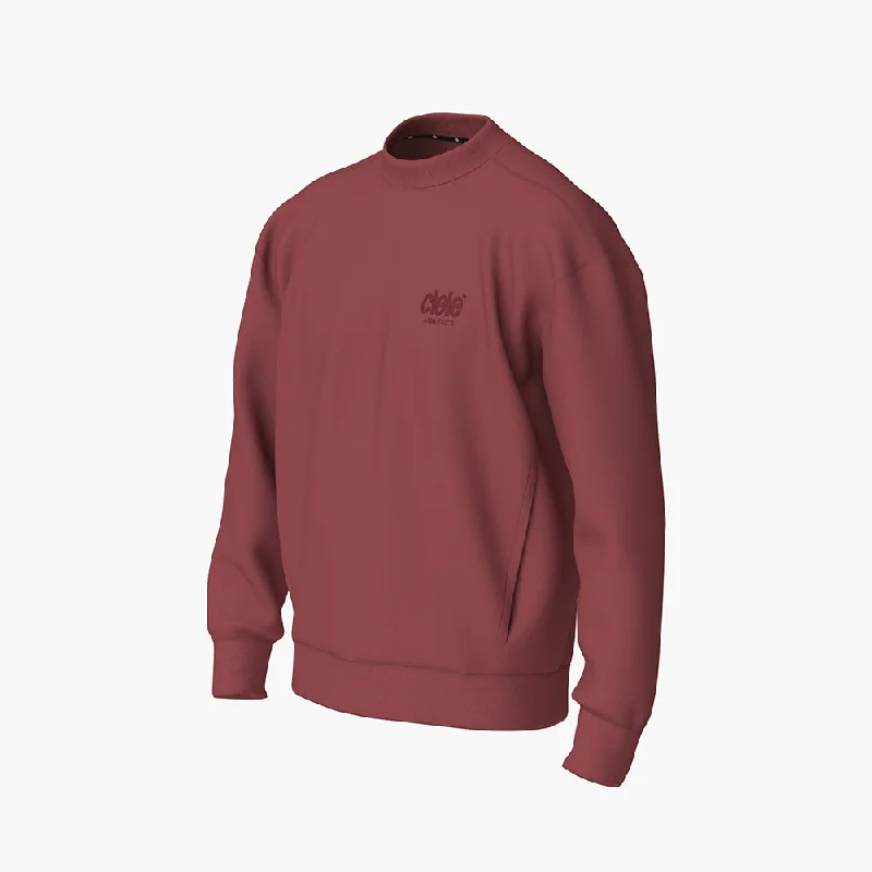 U CRWSweatshirt - Brick Hoodie with Snap Buttons Easy Quick