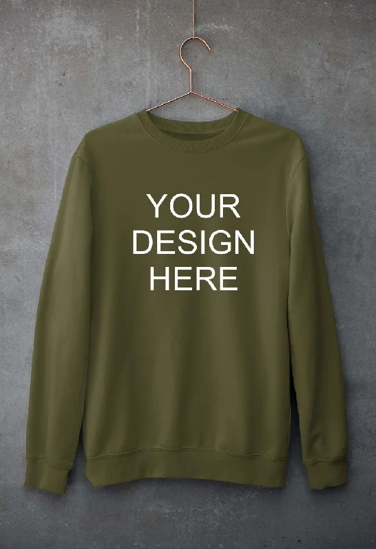 Customized-Custom-Personalized Unisex Sweatshirt for Men/Women Hoodie with Patch Decorative Personalized