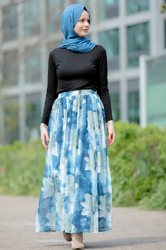 Day Dreams Floral Maxi Skirt-CLEARANCE denim skirt durable