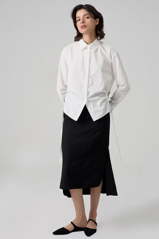 Dion Long Skirt wool skirt warm