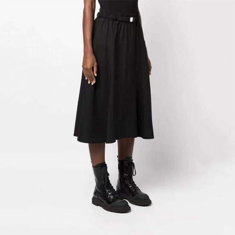 Elegant Wool Midi Skirt for Women tulle skirt dreamy