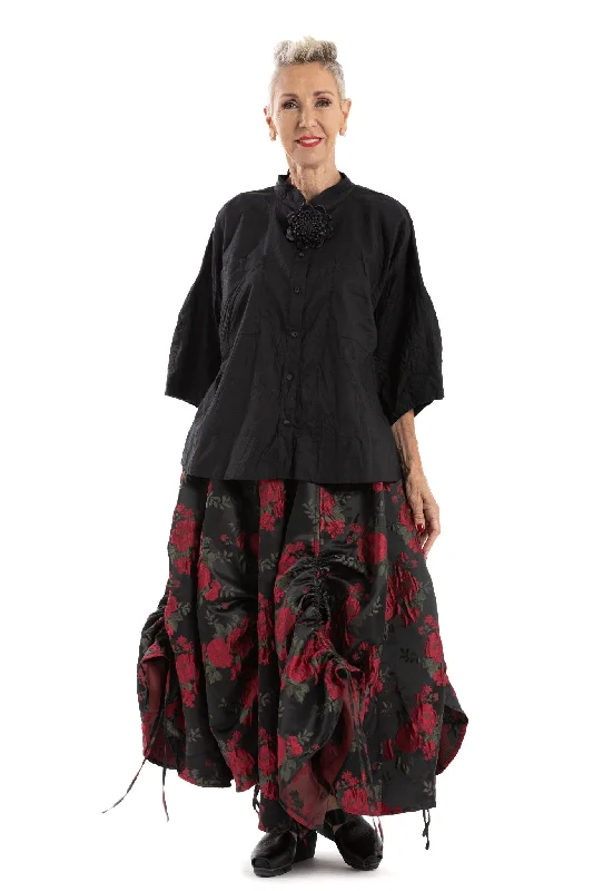 WILD ROSE TIE SKIRT WR a-line skirt cut