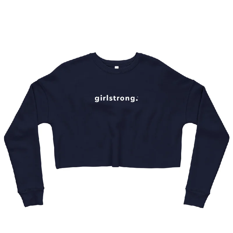 EVERYDAY FLEECE CROPPED SWEATSHIRT NAVY Hoodie with Tie-Dye Psychedelic Retro