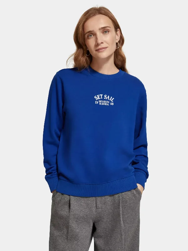 Graphic crewneck sweatshirt Hoodie with Pocket Utility Practical