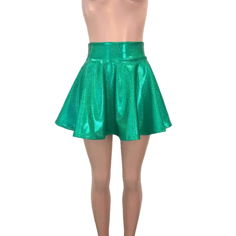Skater Skirt - Green Sparkle tulle skirt dreamy