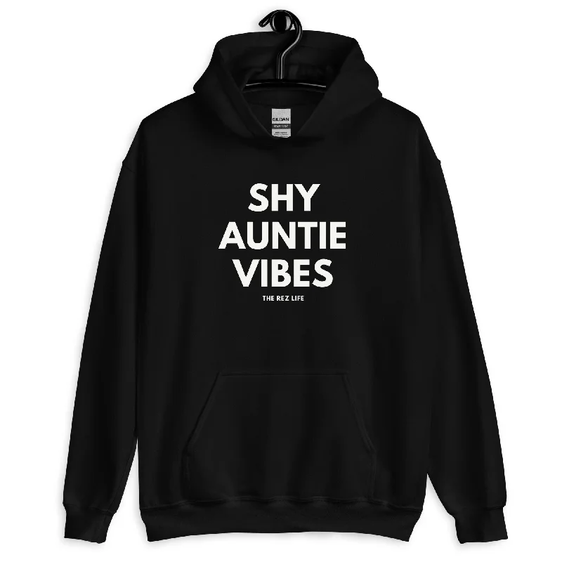 Hand Covering Mouth - Shy Auntie Hoodie Hoodie with Lining Warm Insulated