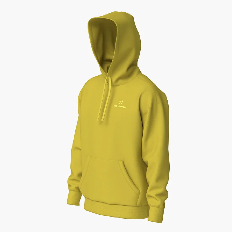 U HDSweatshirt - Circle-C - Keylime Hoodie with Ribbed Neckline Snug Warm