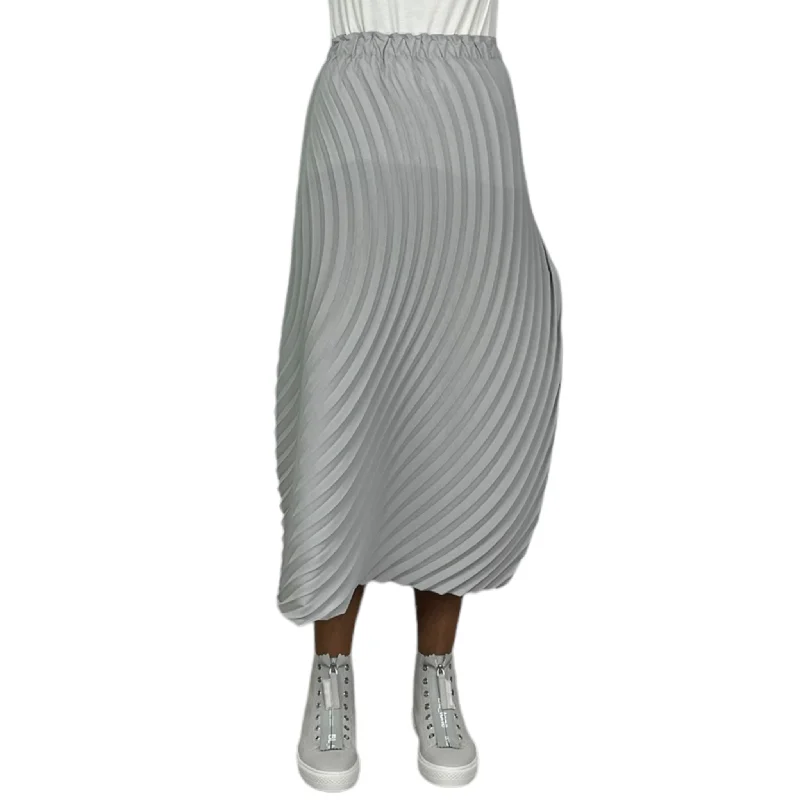 RESONANT PLEATS SKIRT cotton skirt soft