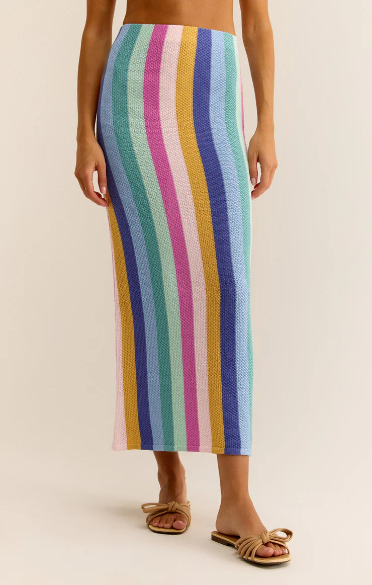 IMAN PRISM SKIRT linen skirt light