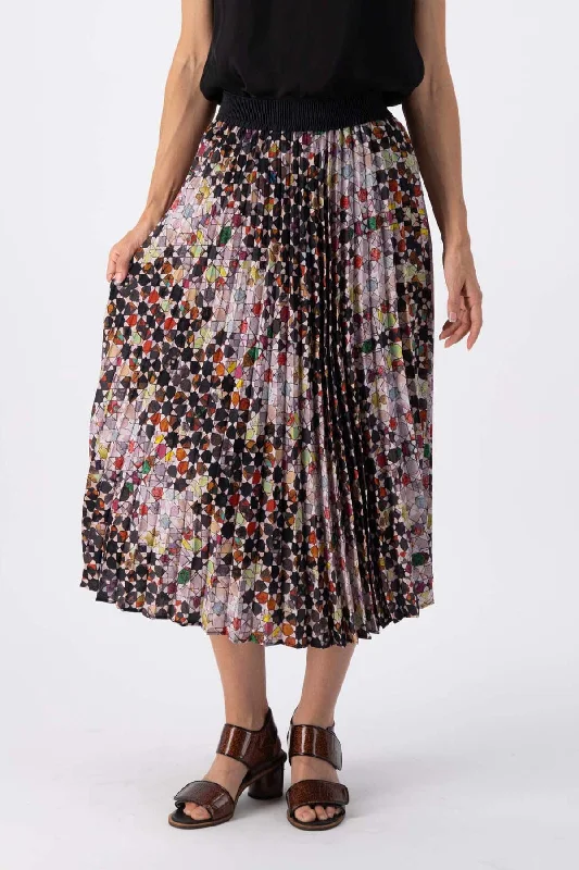 Kaleidoscope Pleated Skirt Grey tulle skirt dreamy