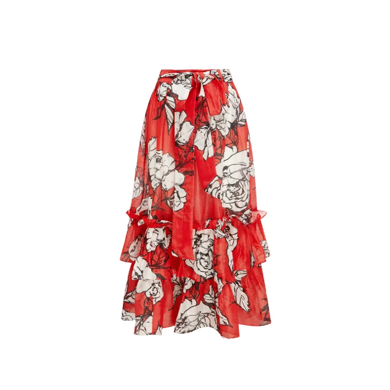 Leo Lin Women's Lusitano Skirt midi skirt versatile