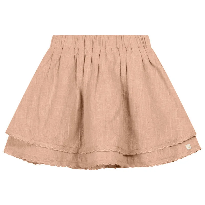 LRDM Pink Juliette Skirt denim skirt trendy