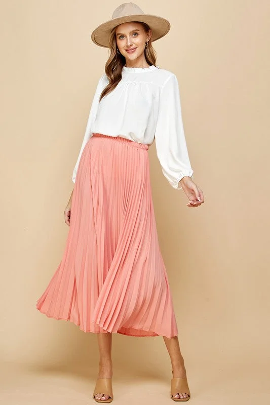 Mariana Pleated Skirt lace skirt romantic