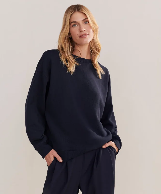 Marina Sweatshirt Hoodie with Tied Waist Feminine Flattering
