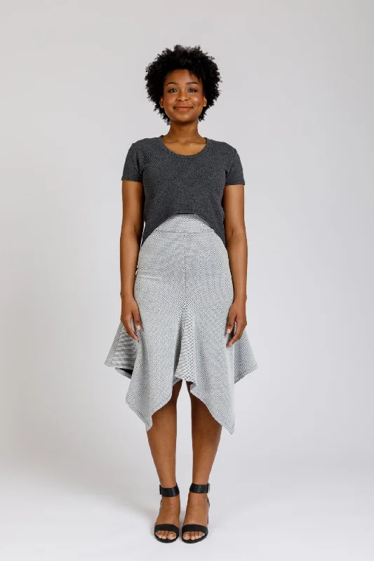 Megan Nielsen Axel Skirt cashmere skirt fine