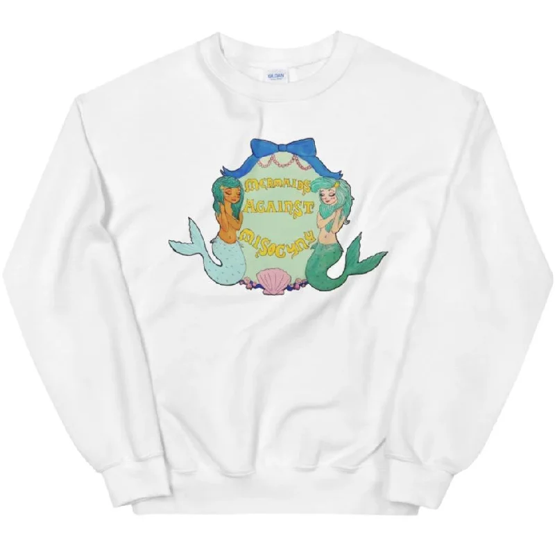 Mermaids Against Misogyny -- Sweatshirt Hoodie with Reflective Safety Nightwear