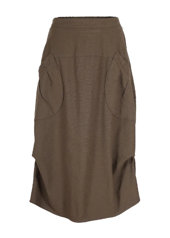 Milwaukee Mills Skirt Khaki low waist skirt