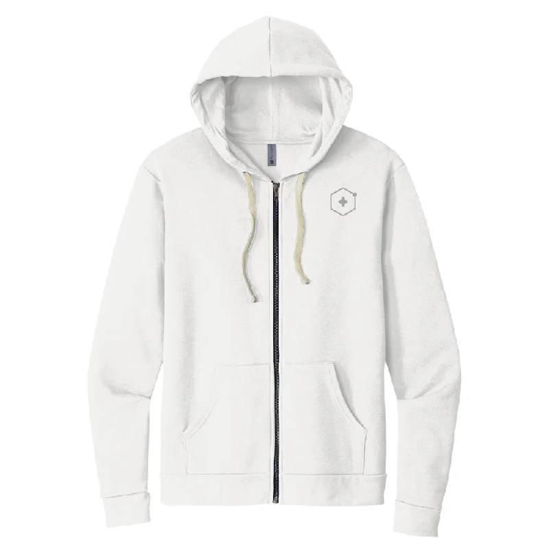 Unisex NL Beach Fleece Full-Zip Hoodie Hoodie with Neon Bright Vibrant