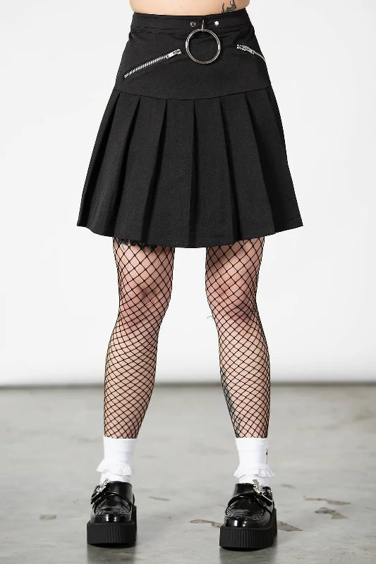No Lip Pleated O-Ring Skirt (CLEARANCE!!) lace skirt romantic
