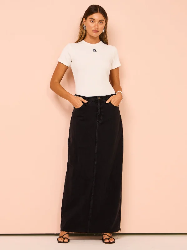 Nobody Roxanne Skirt in Elemental wrap skirt elegant