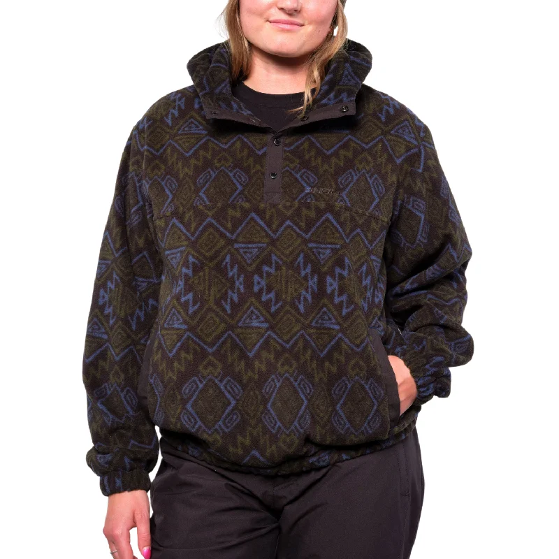 O'Neill TRVLR Series Superfleece Half Zip Hoodie 2025 - Women's Hoodie with Stripes Bold Sporty