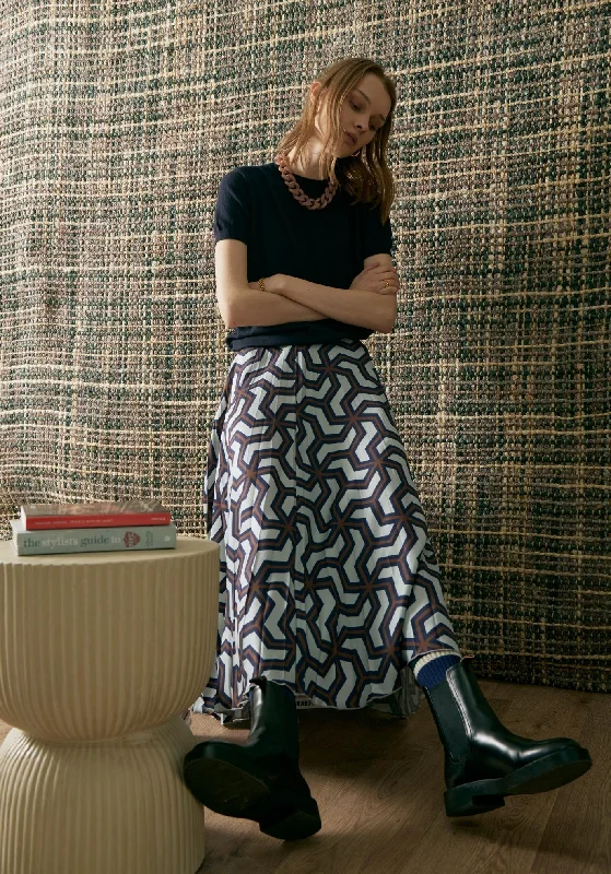 POL Kendal Pleat Skirt seamless skirt comfort