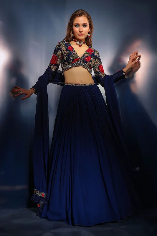 Blue Skirt and Top seamless skirt comfort