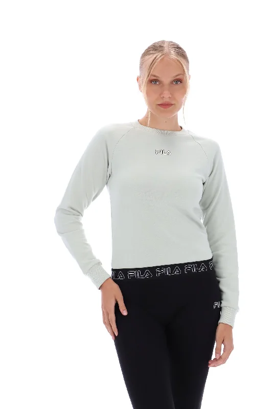 Reina Raglan Sweatshirt Hoodie with Pocket Utility Practical